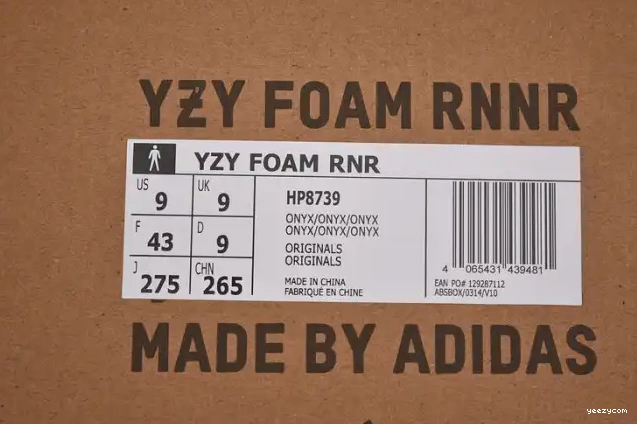 Onyx HP8739 Foam Adidas RNNR Yeezy 0430
